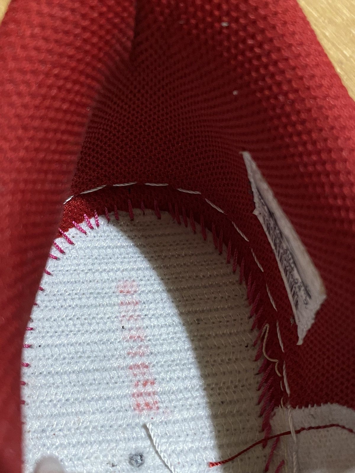 Nike Nike Dunk Low White Varsity Red 2010 St Johns Size US 11.5 / EU 44-45 - 10 Thumbnail