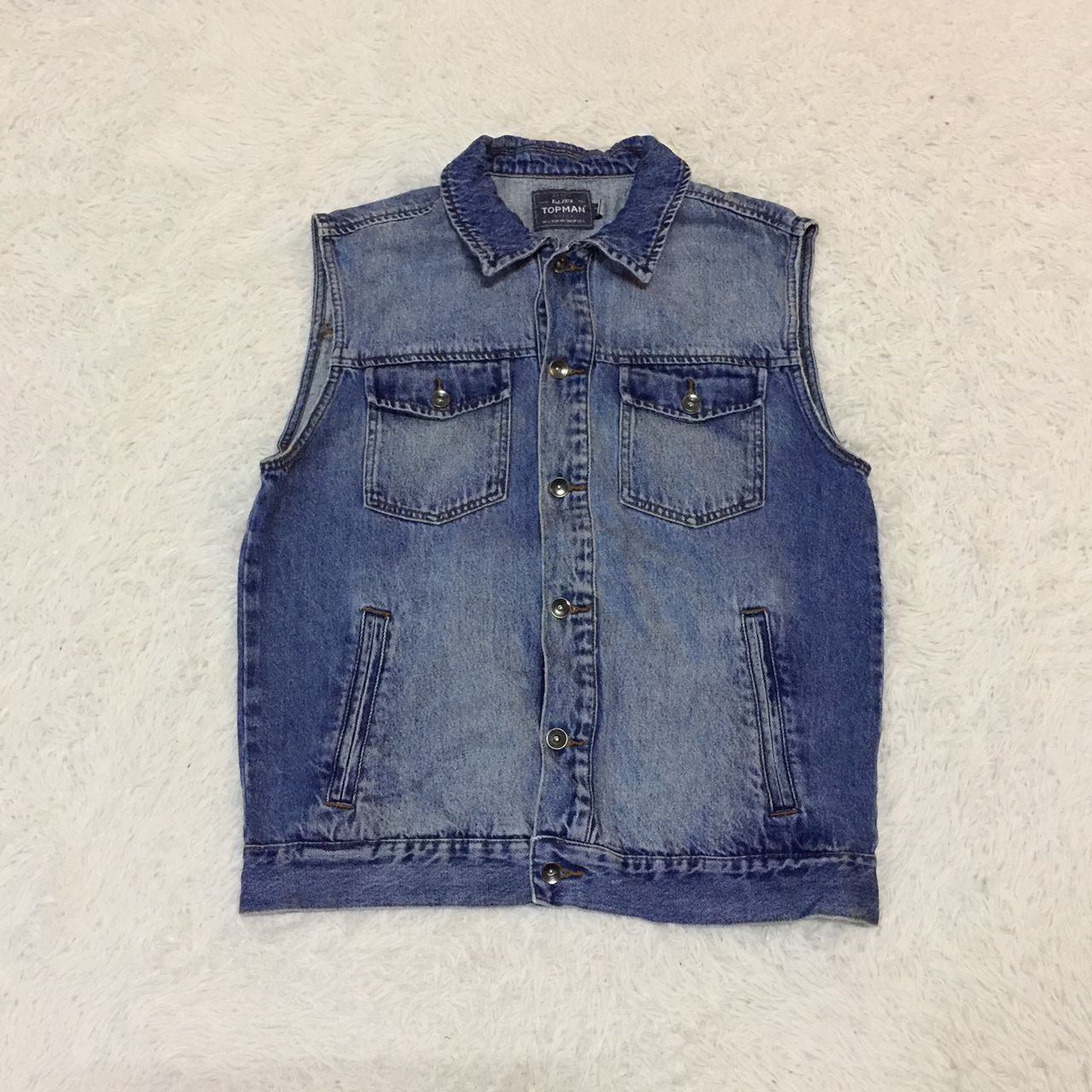 Other Topman denim vest Size US L / EU 52-54 / 3 - 9 Thumbnail