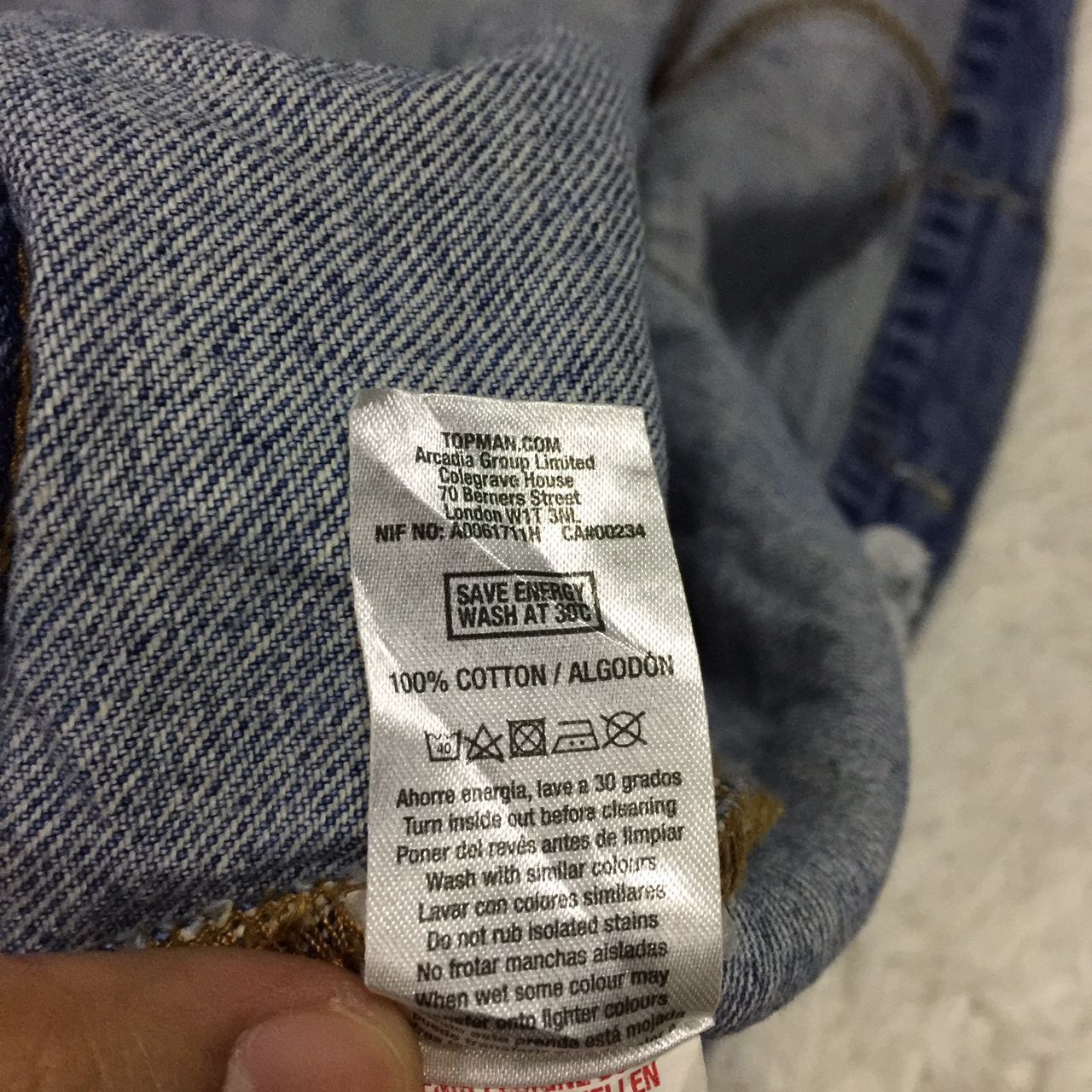 Other Topman denim vest Size US L / EU 52-54 / 3 - 8 Thumbnail
