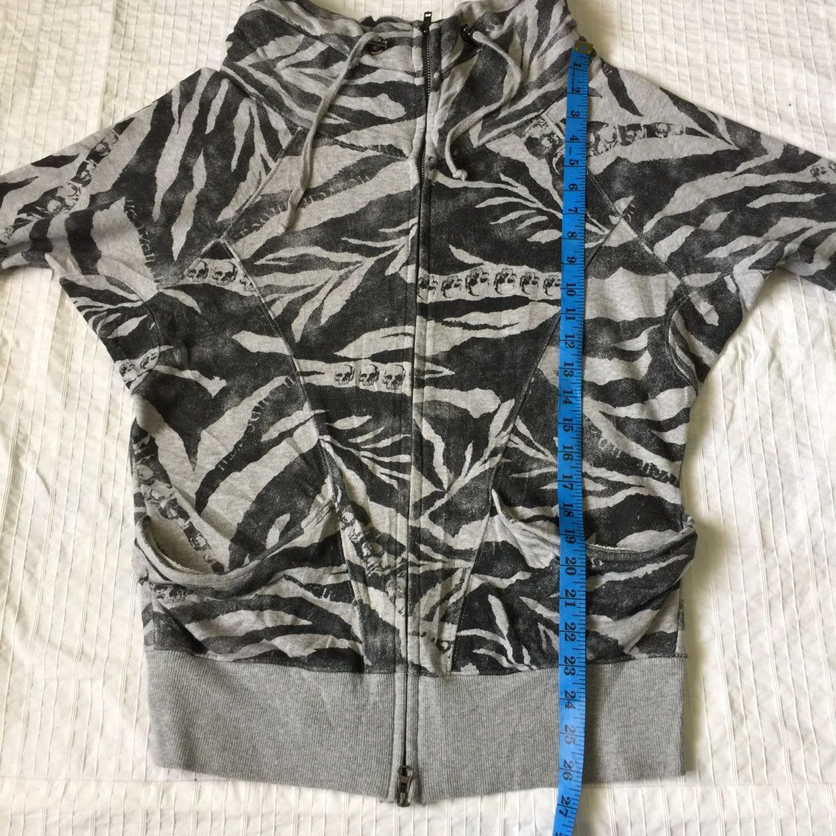 Japanese Brand Rare design skulls heaven and earth sweater zipper Size US M / EU 48-50 / 2 - 16 Thumbnail