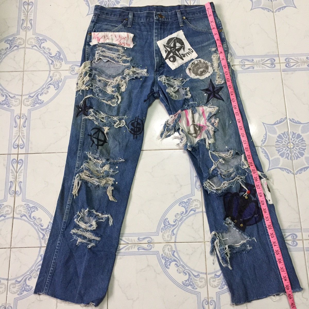 Wrangler Wrangler jeans 100% cotton made in USA Size US 34 / EU 50 - 11 Thumbnail