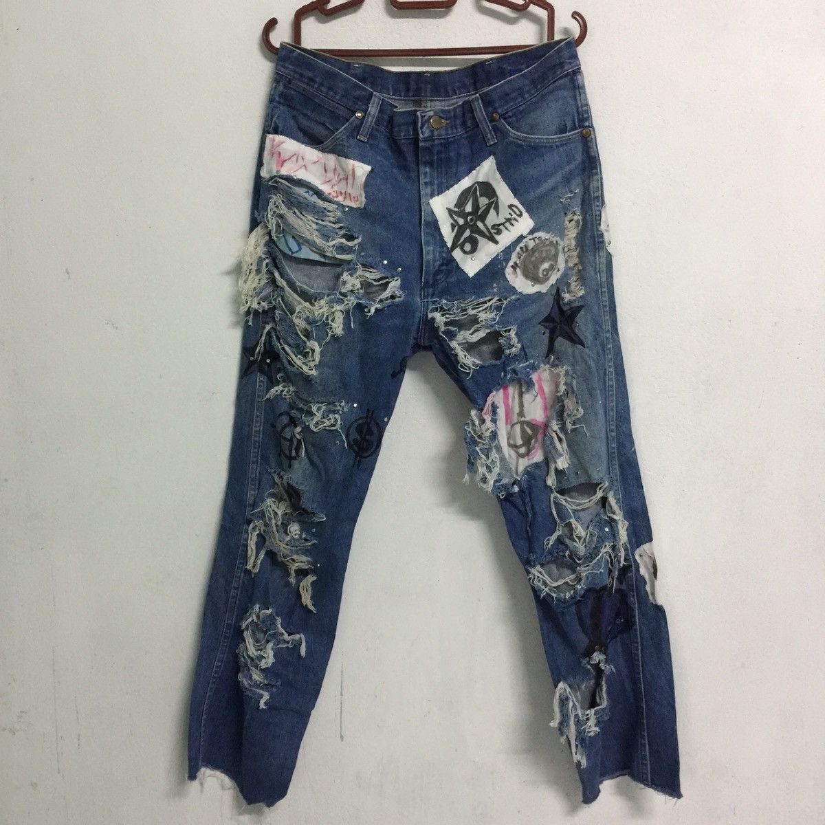 Wrangler Wrangler jeans 100% cotton made in USA Size US 34 / EU 50 - 2 Thumbnail