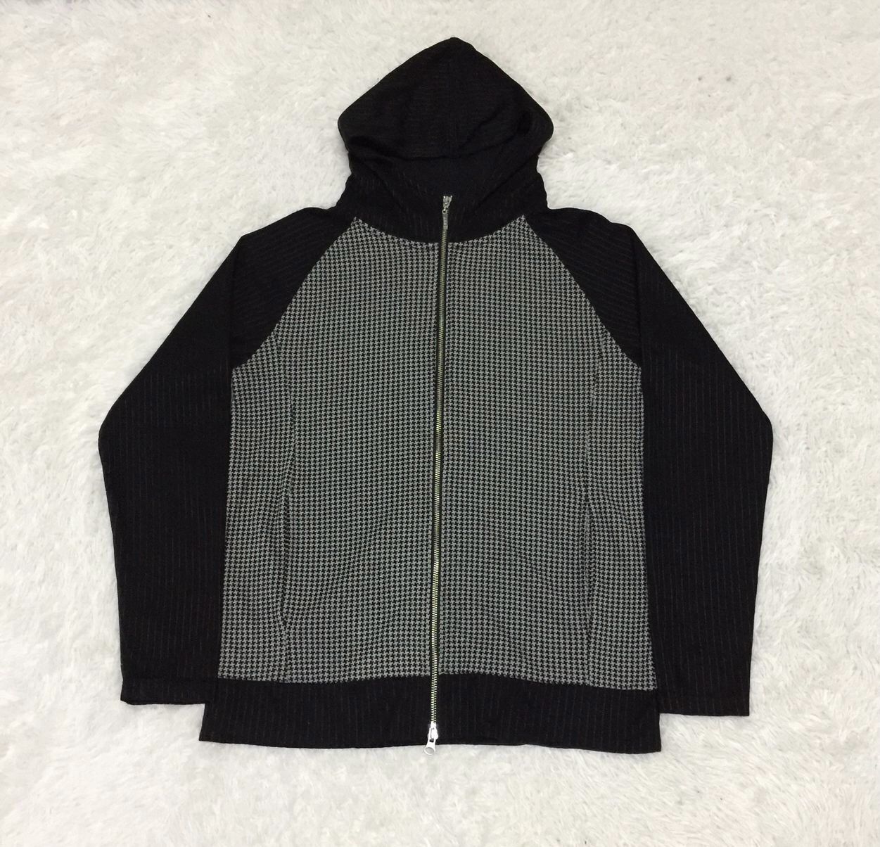 Japanese Brand Atelier Sab Men A.S.M Zipper Hoodie Plain Jacket Size US M / EU 48-50 / 2 - 1 Thumbnail