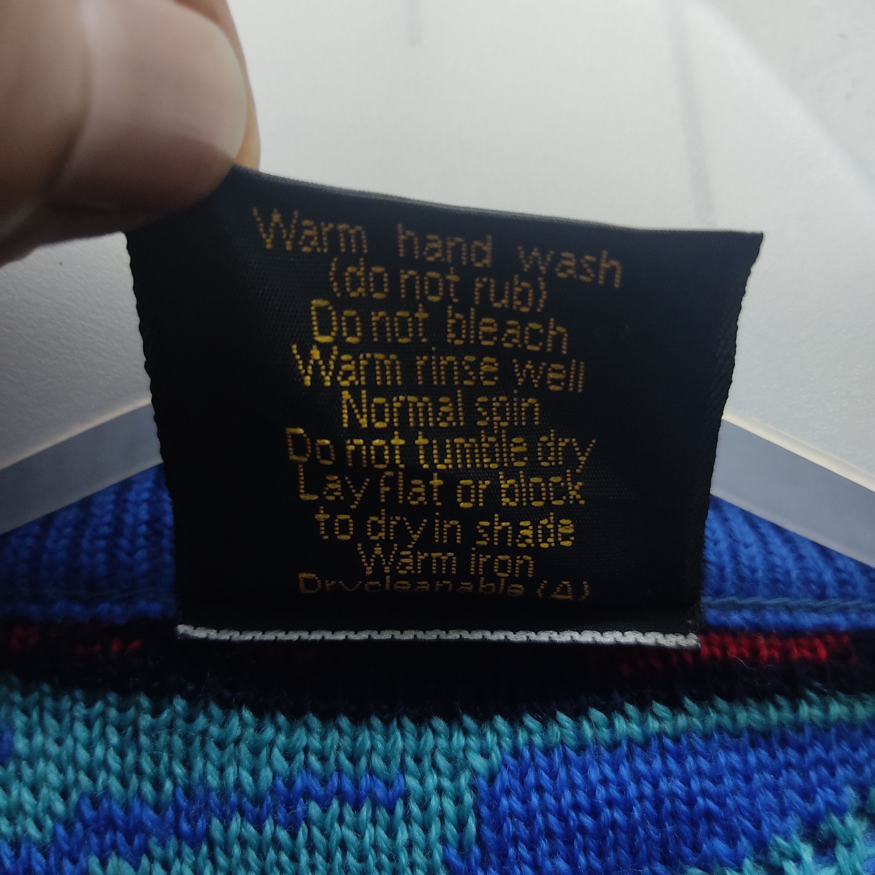 Vintage Vintage Viva La Vombat Multicolour Blue Knitwear Sweater Size US M / EU 48-50 / 2 - 12 Thumbnail