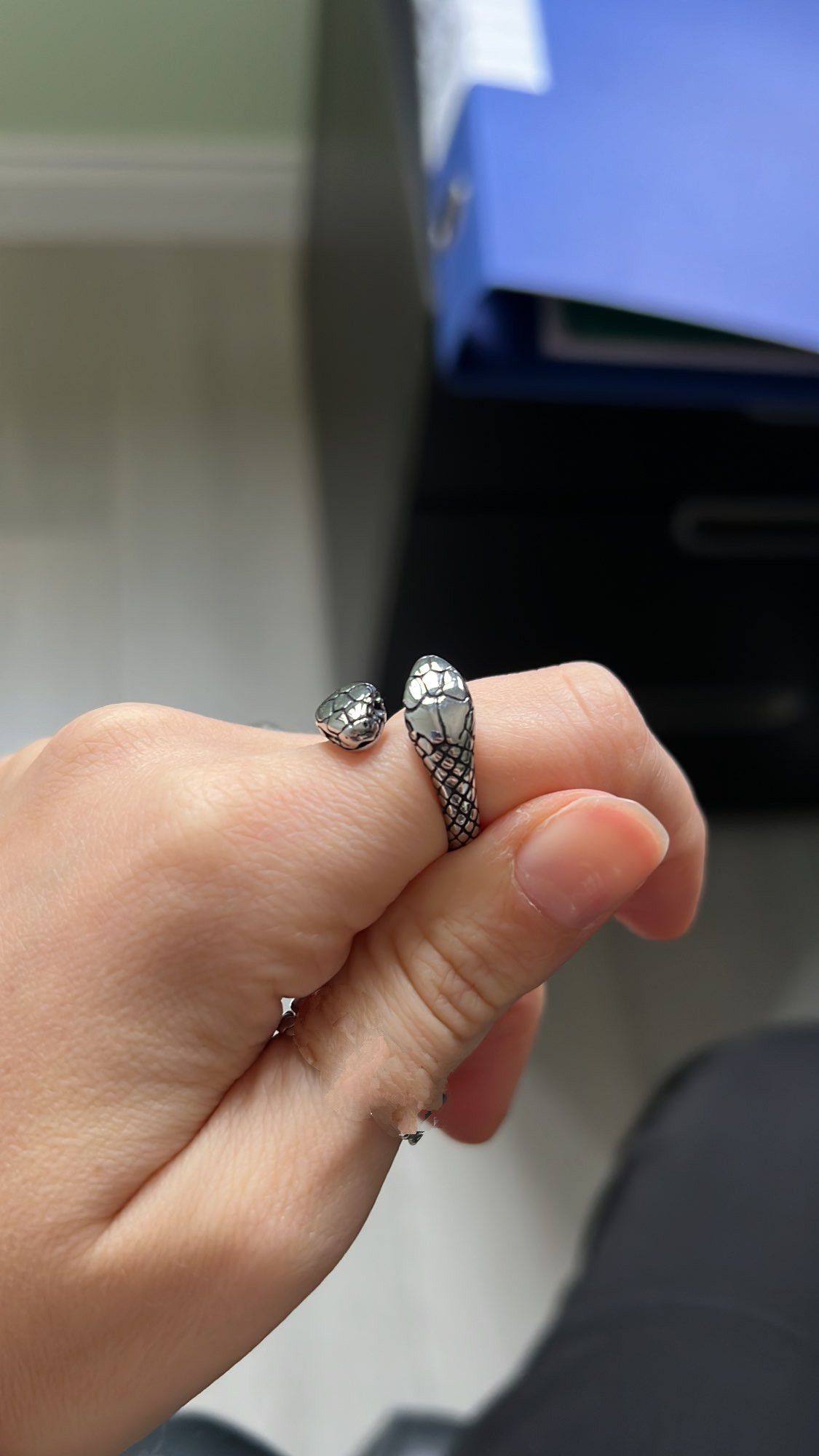 Jewelry Snake Adjustable Ring Size ONE SIZE - 4 Thumbnail