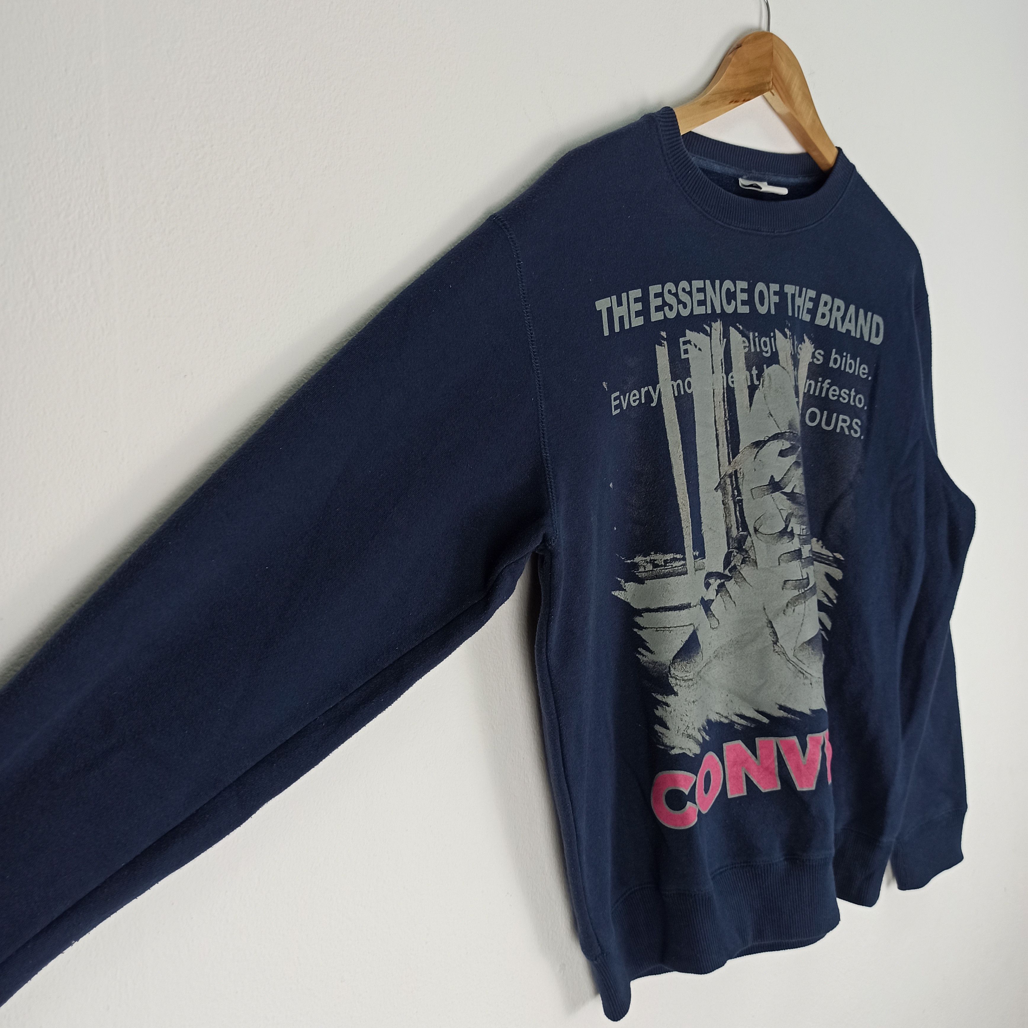 Converse Vintage Converse Big Printed Design Sweatshirt Size US L / EU 52-54 / 3 - 3 Thumbnail