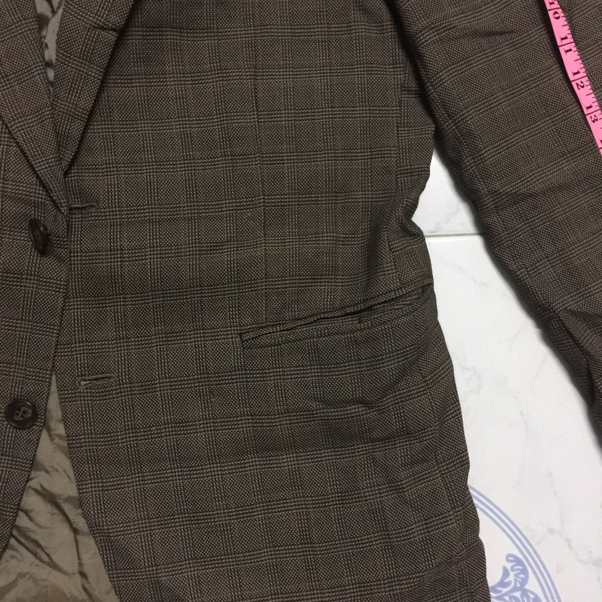 Bruno Piattelli × Japanese Brand Italian Designer Bruno Piatelli Roma Wool Blazer Size 38L - 16 Thumbnail