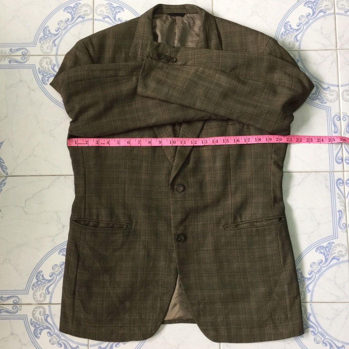Bruno Piattelli × Japanese Brand Italian Designer Bruno Piatelli Roma Wool Blazer Size 38L - 9 Thumbnail