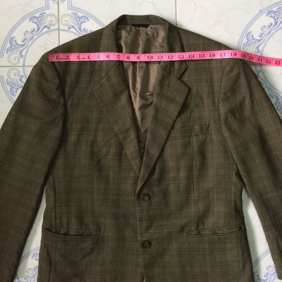 Bruno Piattelli × Japanese Brand Italian Designer Bruno Piatelli Roma Wool Blazer Size 38L - 8 Thumbnail