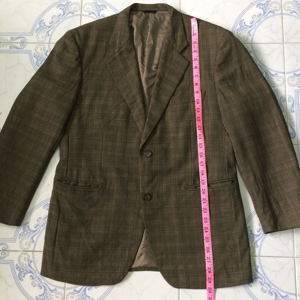 Bruno Piattelli × Japanese Brand Italian Designer Bruno Piatelli Roma Wool Blazer Size 38L - 10 Thumbnail