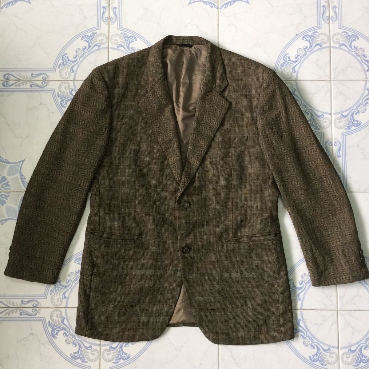 Bruno Piattelli × Japanese Brand Italian Designer Bruno Piatelli Roma Wool Blazer Size 38L - 7 Thumbnail