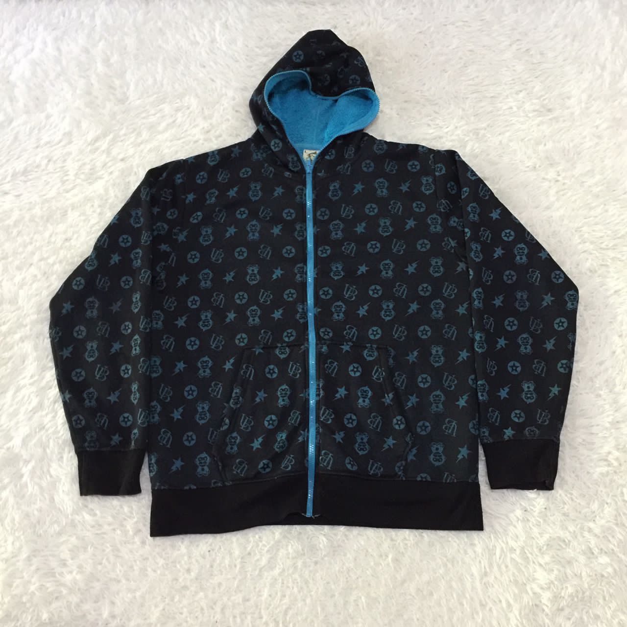 Japanese Brand Steal💫 Hyper Primates Baby Ape Fullprint Zip Up Hoodie Size US L / EU 52-54 / 3 - 12 Thumbnail