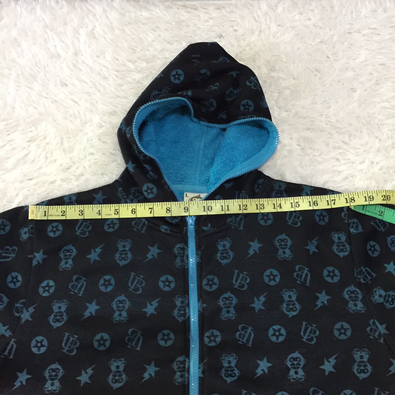 Japanese Brand Steal💫 Hyper Primates Baby Ape Fullprint Zip Up Hoodie Size US L / EU 52-54 / 3 - 4 Thumbnail