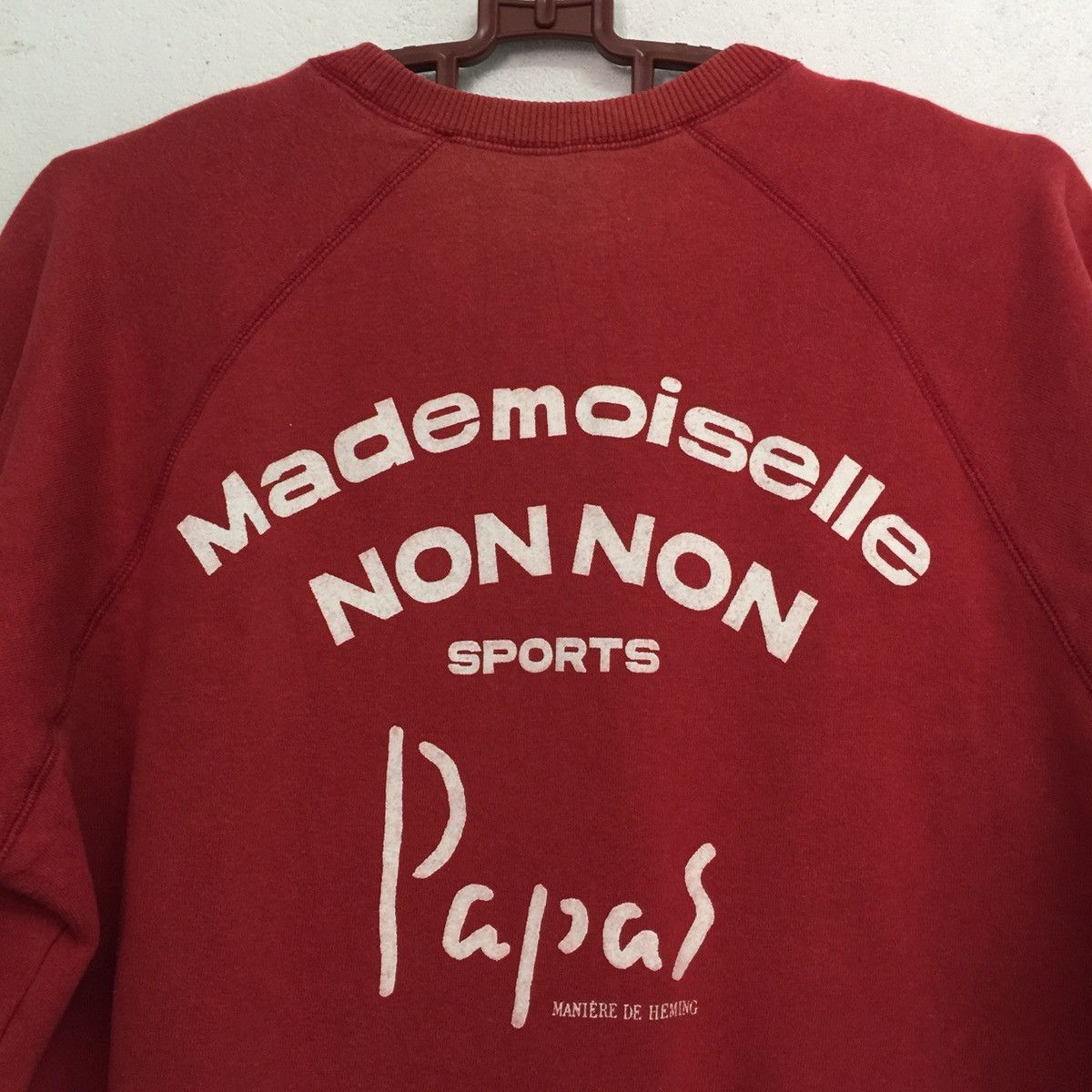 Mademoiselle Non Non Mademoiselle Non Non Sweatshirt Big Spell Out Size US L / EU 52-54 / 3 - 7 Thumbnail