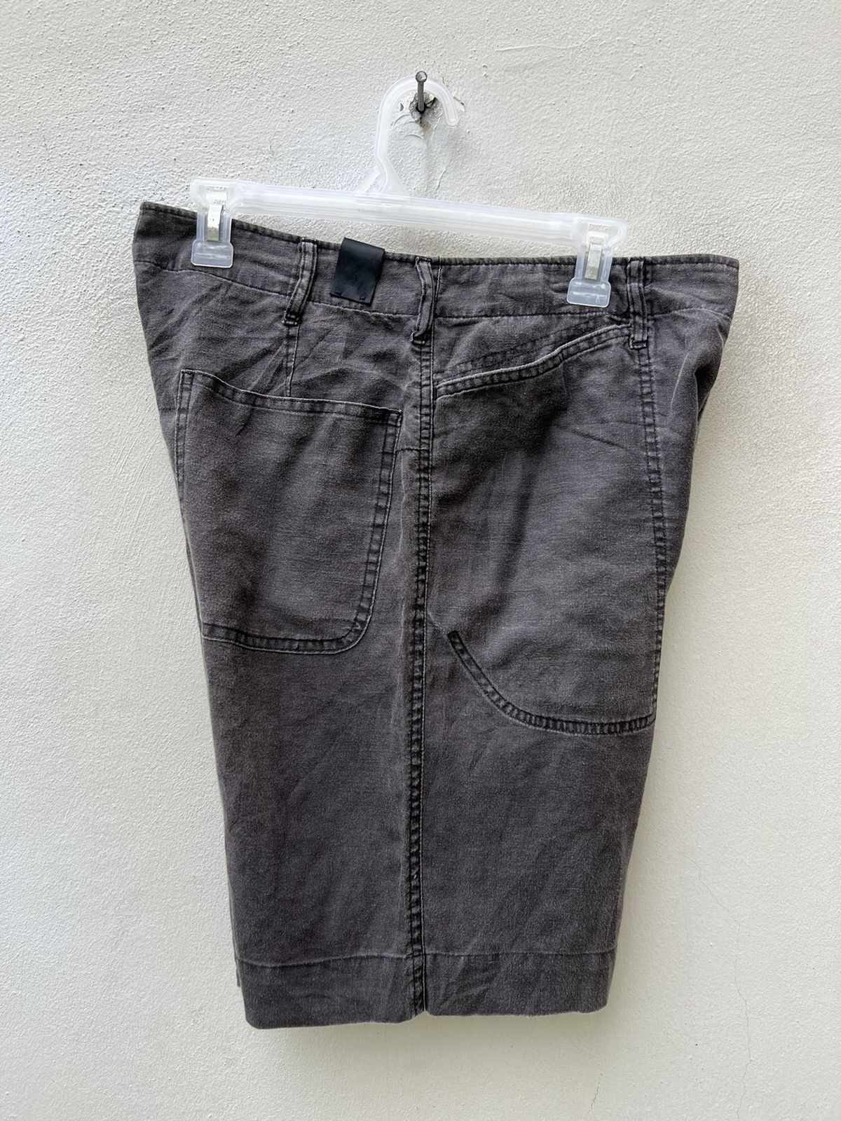 N.Hoolywood N. Hoolywood Japan Sun Faded Black Linen Short Pant Size US 32 / EU 48 - 11 Thumbnail