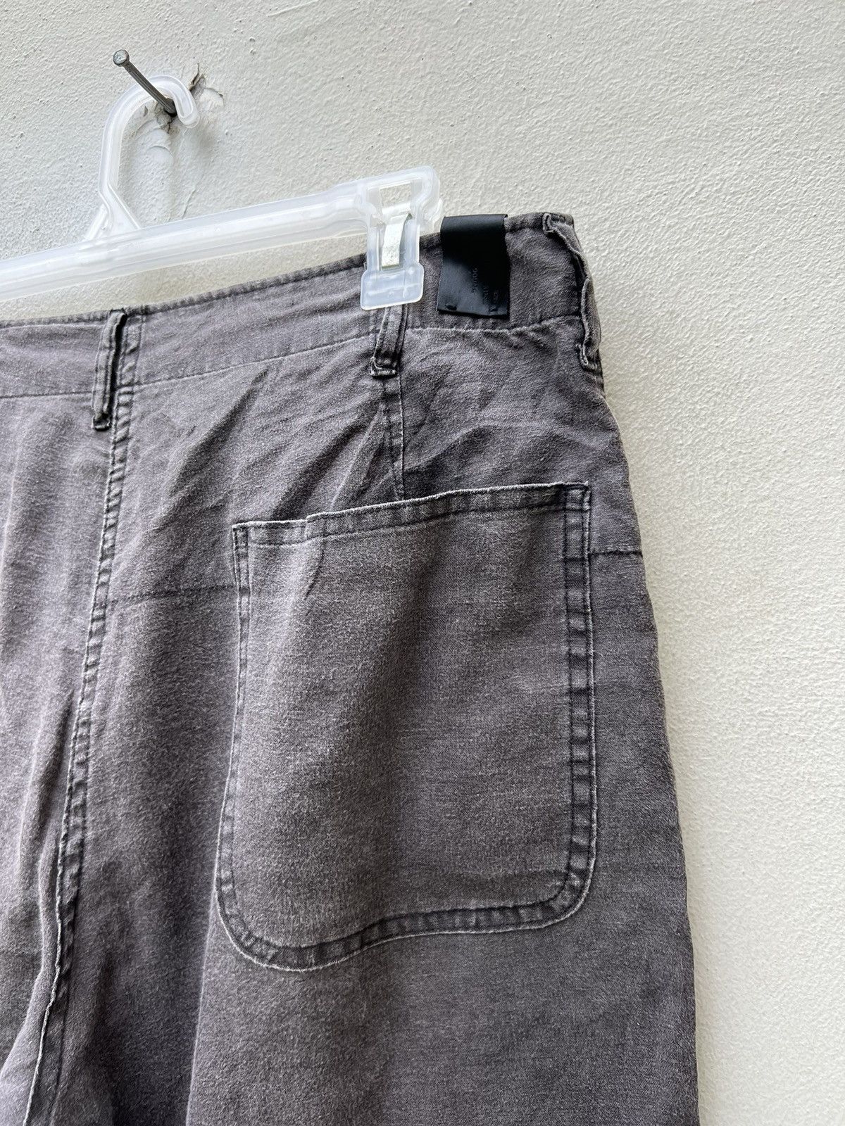 N.Hoolywood N. Hoolywood Japan Sun Faded Black Linen Short Pant Size US 32 / EU 48 - 9 Thumbnail