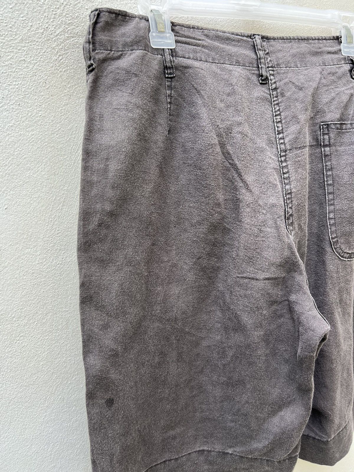 N.Hoolywood N. Hoolywood Japan Sun Faded Black Linen Short Pant Size US 32 / EU 48 - 7 Thumbnail