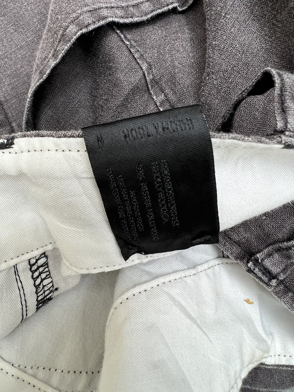 N.Hoolywood N. Hoolywood Japan Sun Faded Black Linen Short Pant Size US 32 / EU 48 - 13 Thumbnail