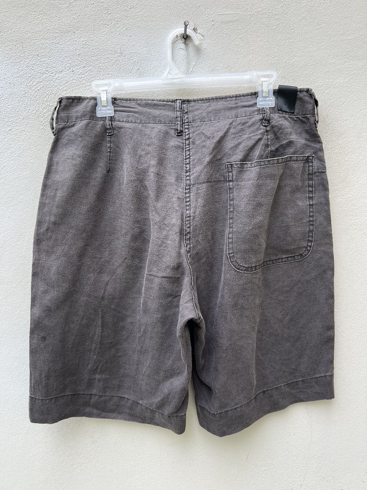 N.Hoolywood N. Hoolywood Japan Sun Faded Black Linen Short Pant Size US 32 / EU 48 - 6 Thumbnail