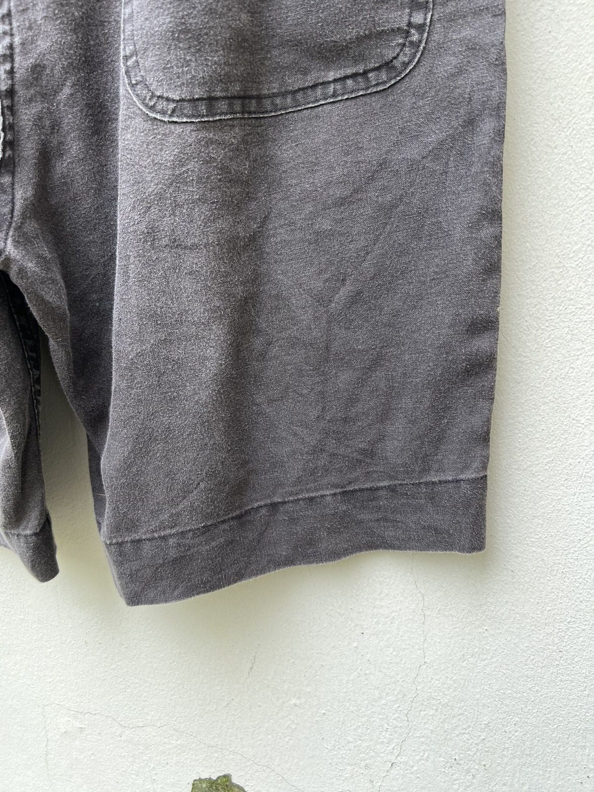 N.Hoolywood N. Hoolywood Japan Sun Faded Black Linen Short Pant Size US 32 / EU 48 - 10 Thumbnail