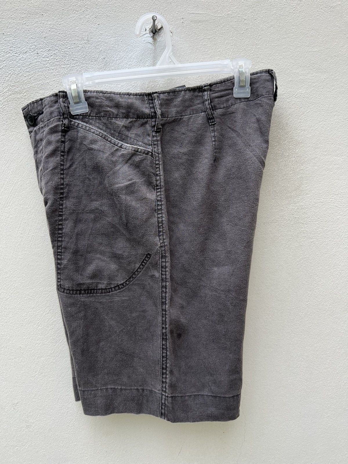 N.Hoolywood N. Hoolywood Japan Sun Faded Black Linen Short Pant Size US 32 / EU 48 - 12 Thumbnail