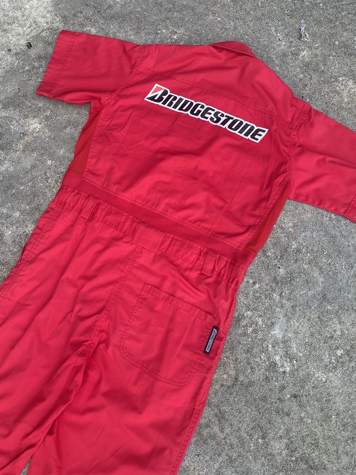 Vintage Vintage BRIDGESTONE Coverall Suit Racing Motorsport Team Size US 38 / EU 54 - 5 Thumbnail