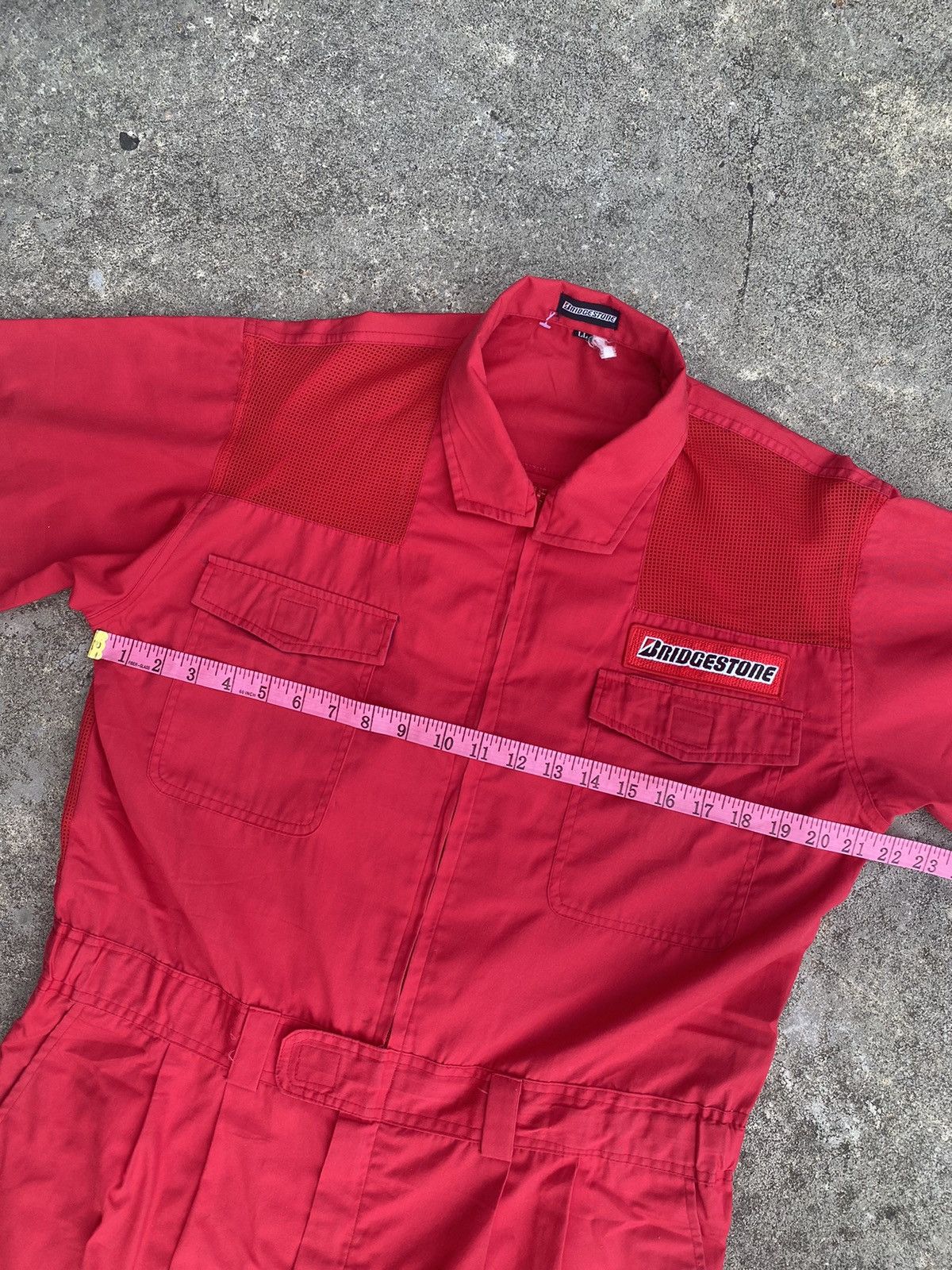 Vintage Vintage BRIDGESTONE Coverall Suit Racing Motorsport Team Size US 38 / EU 54 - 10 Thumbnail
