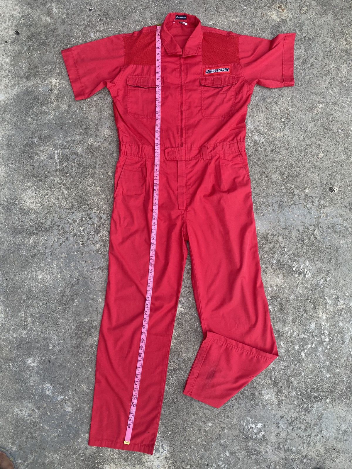 Vintage Vintage BRIDGESTONE Coverall Suit Racing Motorsport Team Size US 38 / EU 54 - 12 Thumbnail
