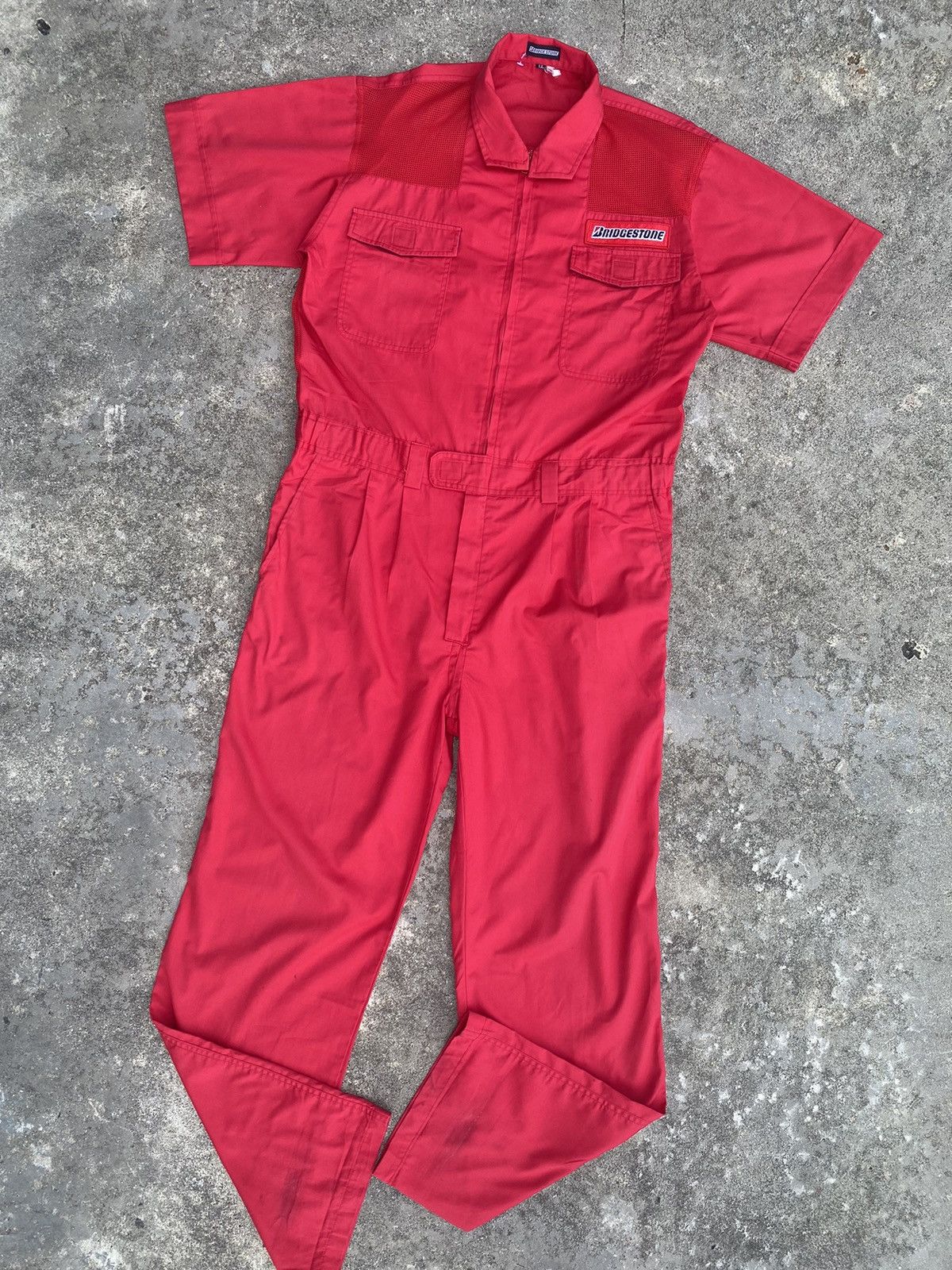 Vintage Vintage BRIDGESTONE Coverall Suit Racing Motorsport Team Size US 38 / EU 54 - 2 Thumbnail