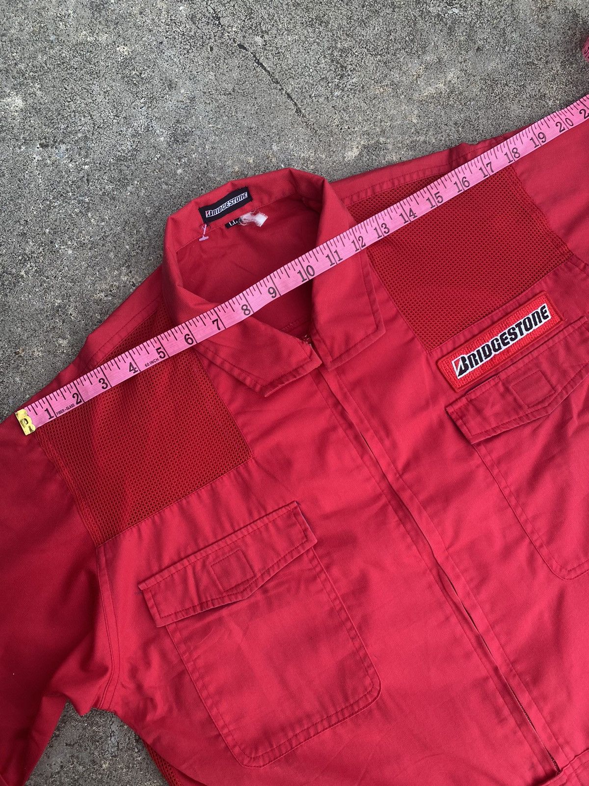 Vintage Vintage BRIDGESTONE Coverall Suit Racing Motorsport Team Size US 38 / EU 54 - 11 Thumbnail