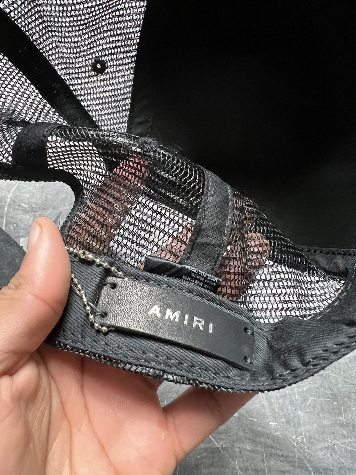 Amiri Amiri Embroidered Stencil Trucker Hat Size ONE SIZE - 6 Thumbnail