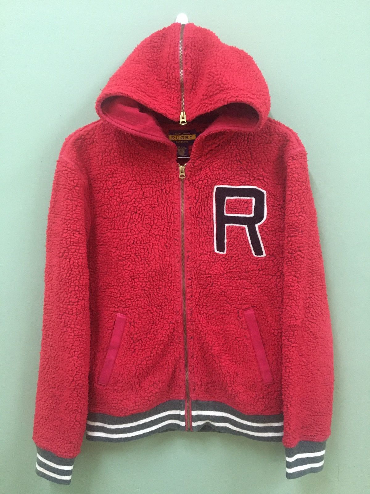 Ralph Lauren RALPH LAUREN RUGBY-FLEECE EMBROIDERY RL LOGO ZIPPER HOODIES Size US XS / EU 42 / 0 - 1 Thumbnail