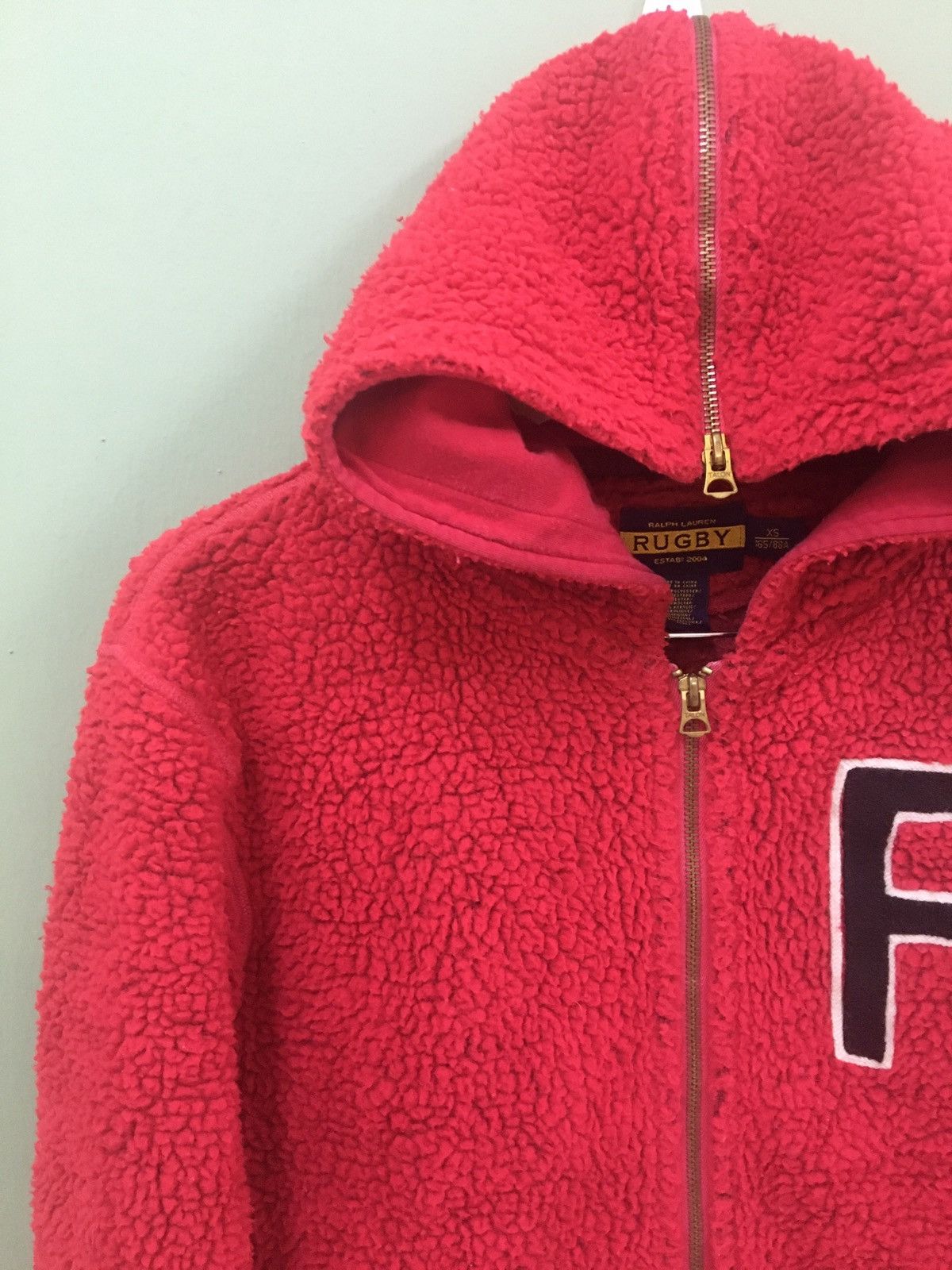 Ralph Lauren RALPH LAUREN RUGBY-FLEECE EMBROIDERY RL LOGO ZIPPER HOODIES Size US XS / EU 42 / 0 - 3 Thumbnail