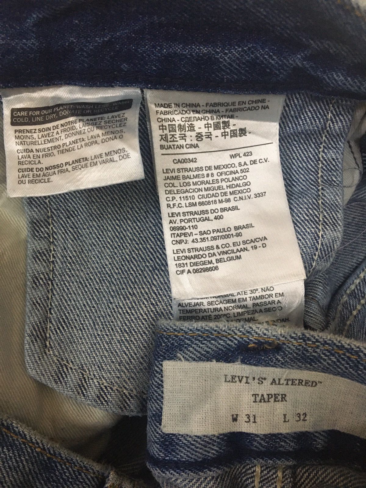 Levi's LEVI’S CRAFTED ALTER TAPERED FIT CAMO CROTCH JEANS Size US 31 - 11 Thumbnail