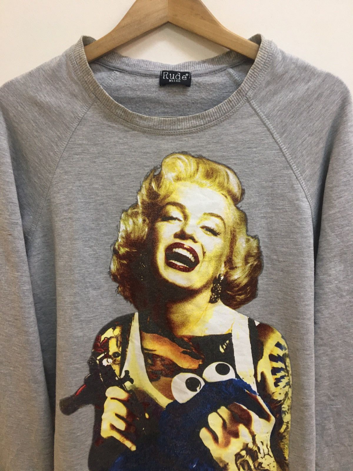 Rude RUDE MILAN - MARILYN ELMO BIG SPELLOUT DESIGN Size US M / EU 48-50 / 2 - 2 Thumbnail