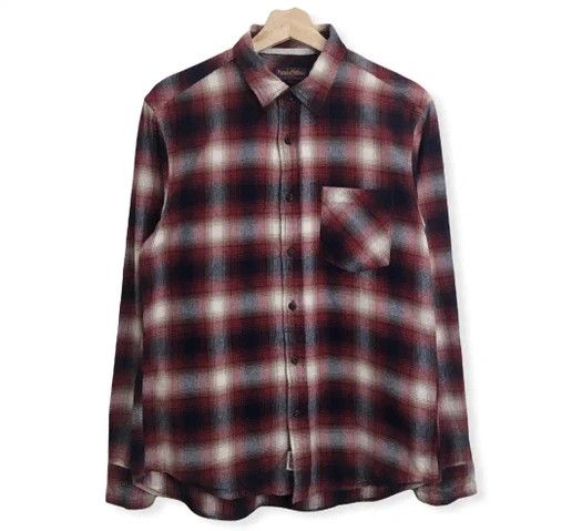 Flannel Purples & Yellow Plaid Tartan Flannel Shirt Size US M / EU 48-50 / 2 - 1 Thumbnail