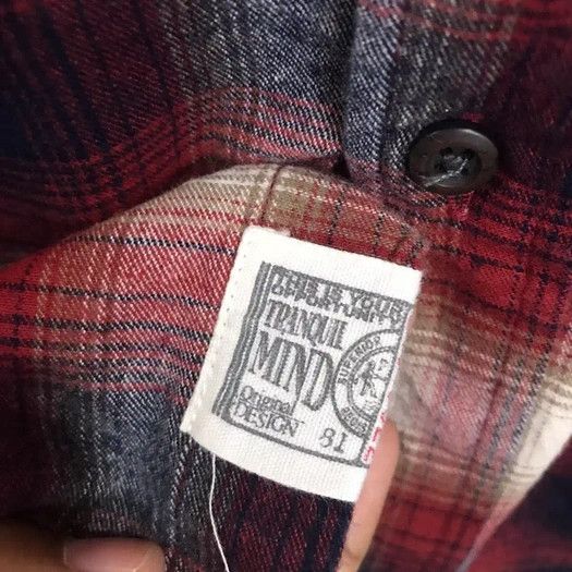 Flannel Purples & Yellow Plaid Tartan Flannel Shirt Size US M / EU 48-50 / 2 - 6 Thumbnail