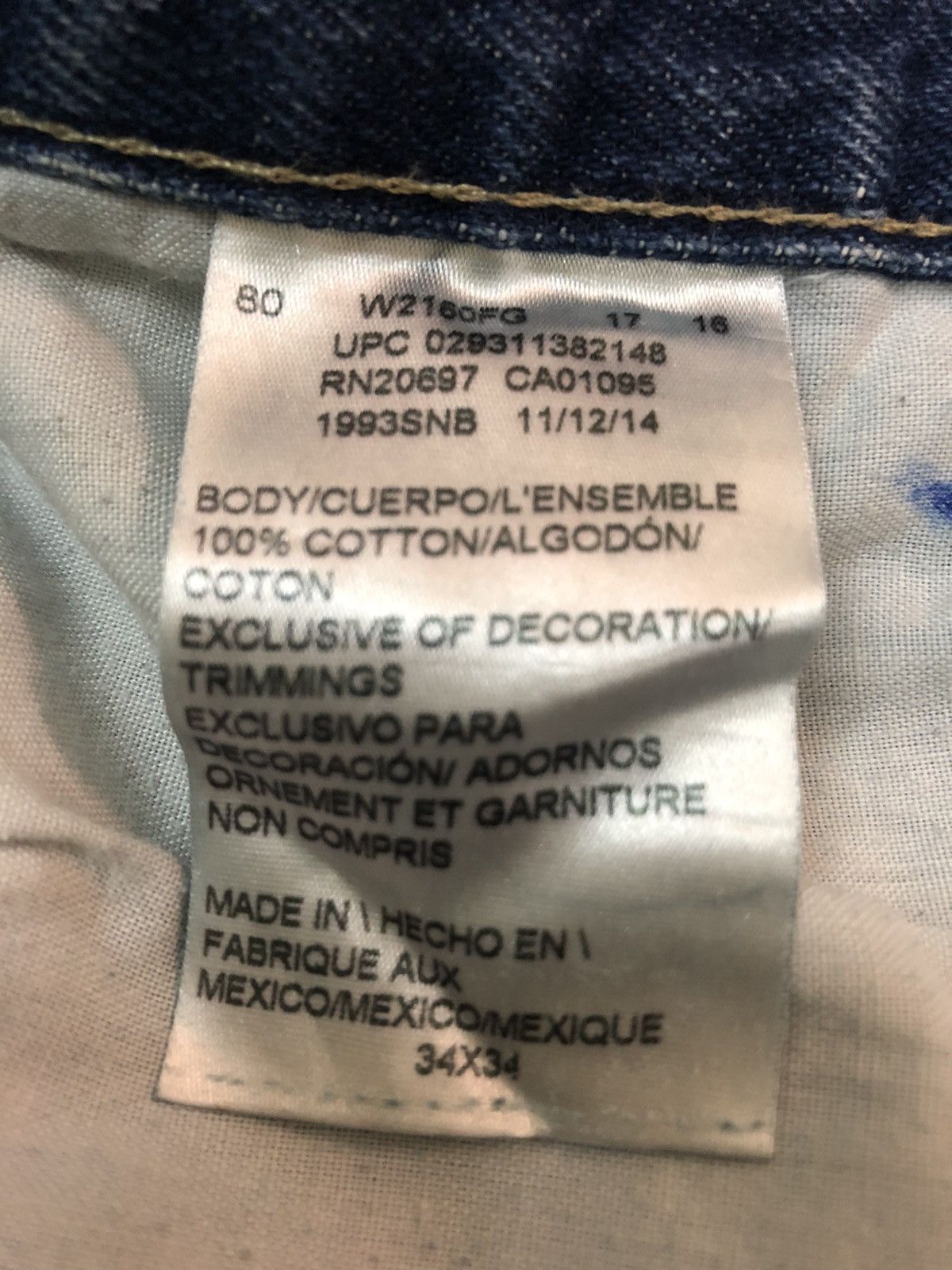 Dickies DICKIES - CARPENTER TECH WEAR DENIM CARGO Size US 34 / EU 50 - 11 Thumbnail