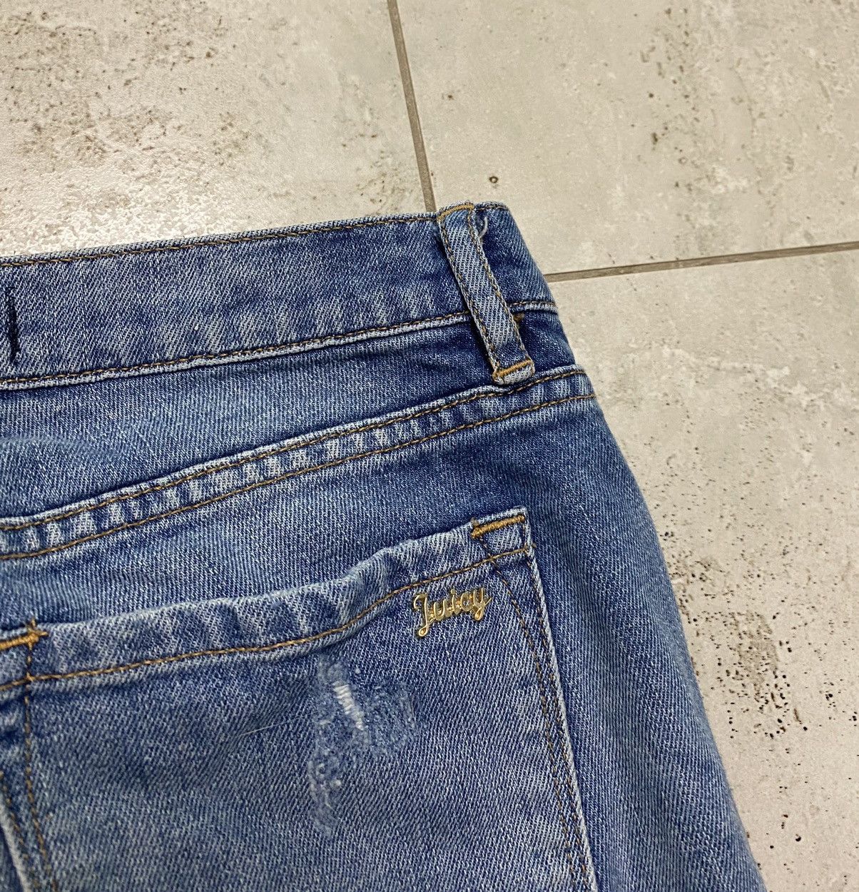 Juicy Couture × Juicy Couture Jeans × Vintage Juicy Couture Blue Jeans Size US 26 / EU 42 - 8 Thumbnail