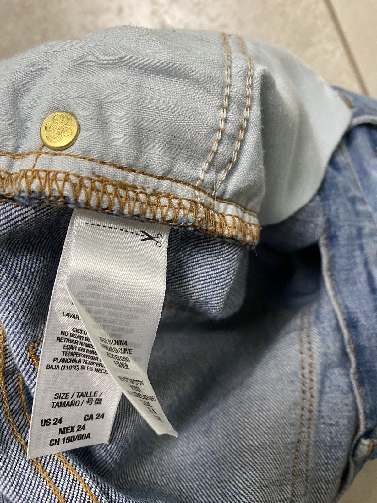 Juicy Couture × Juicy Couture Jeans × Vintage Juicy Couture Blue Jeans Size US 26 / EU 42 - 10 Thumbnail