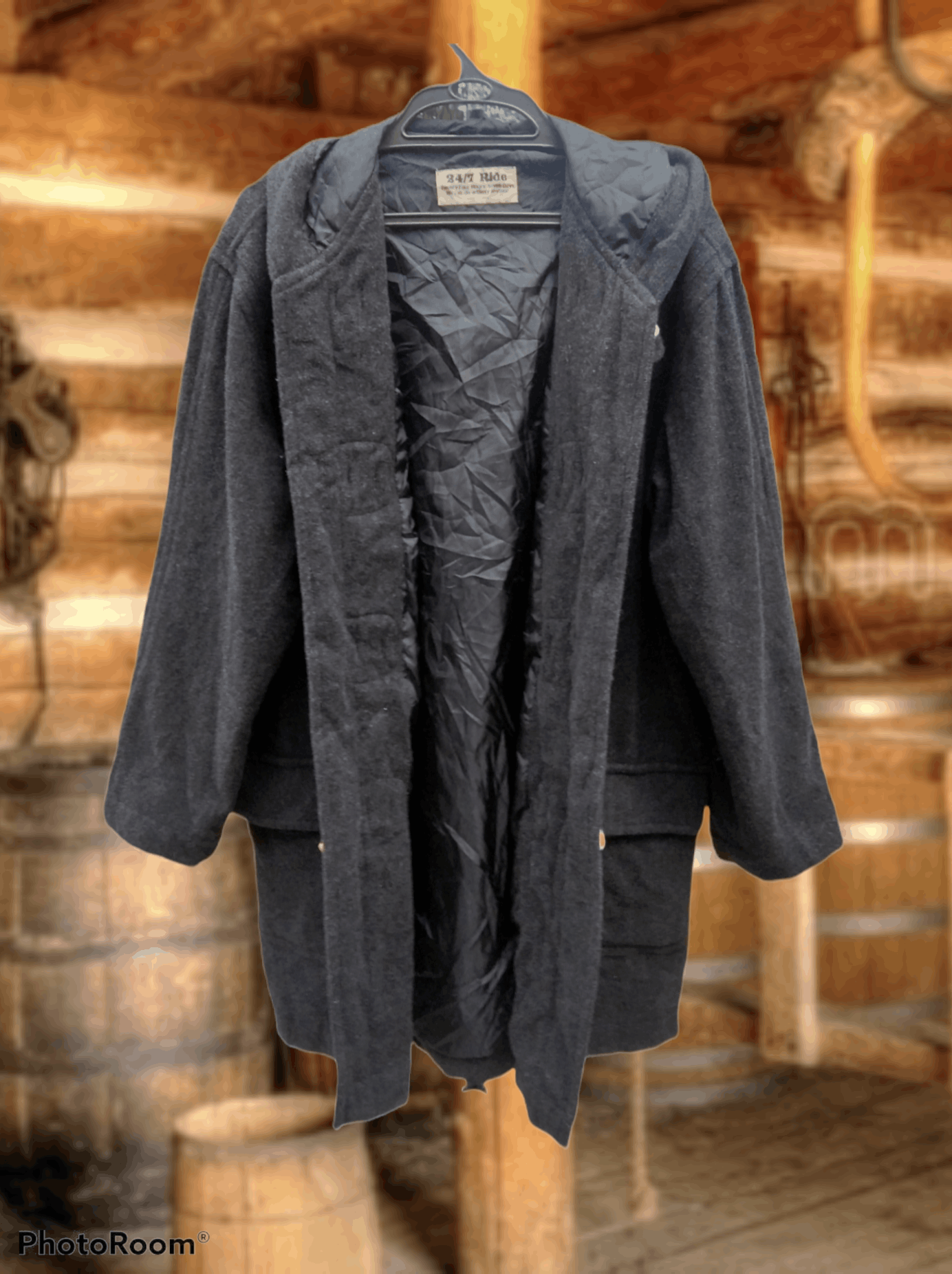Japanese Brand 24/7 RIDE WOOL DUFFLE COAT Size US M / EU 48-50 / 2 - 4 Thumbnail