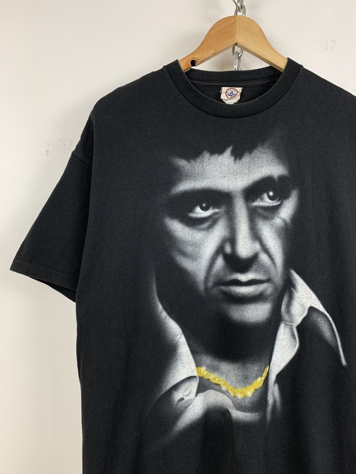 Vintage Vintage Scarface Al Pacino Black T-Shirt Size US XL / EU 56 / 4 - 2 Thumbnail