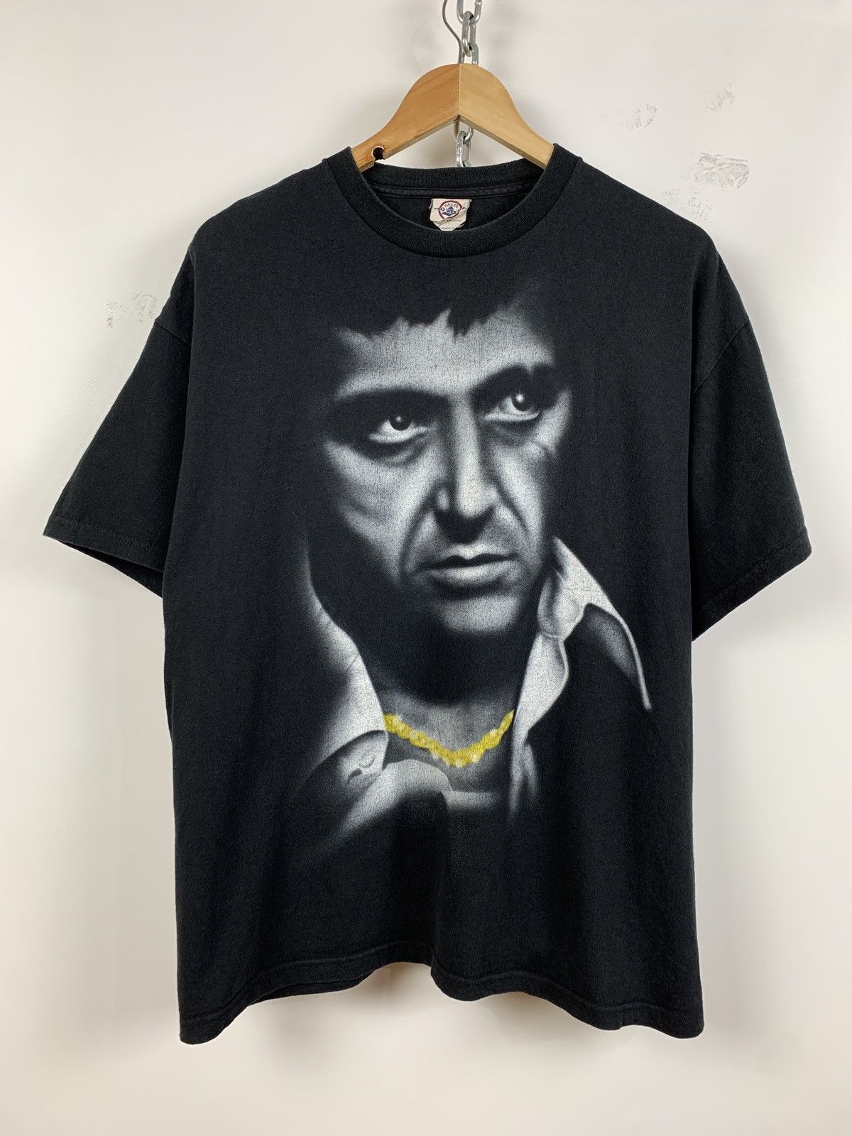 Vintage Vintage Scarface Al Pacino Black T-Shirt Size US XL / EU 56 / 4 - 3 Thumbnail