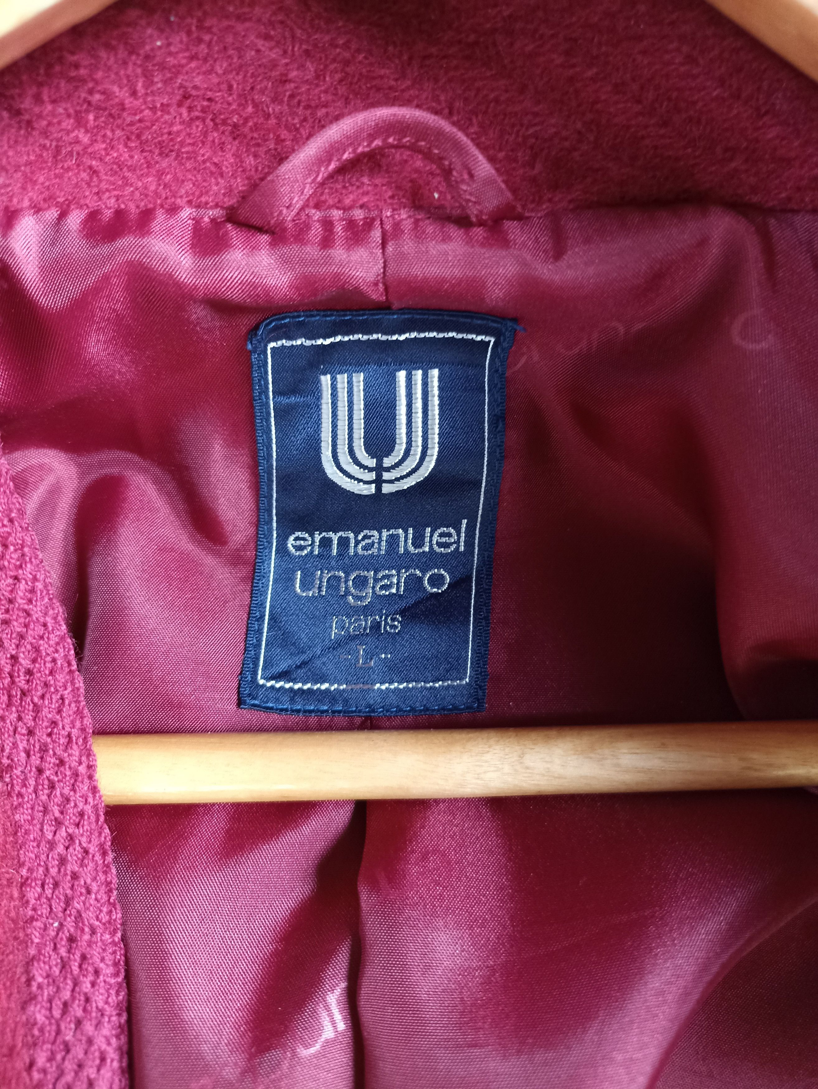 Emanuel Ungaro × Ungaro Paris Emanuel Ungaro Wool Gown Robe Size US L / EU 52-54 / 3 - 4 Thumbnail