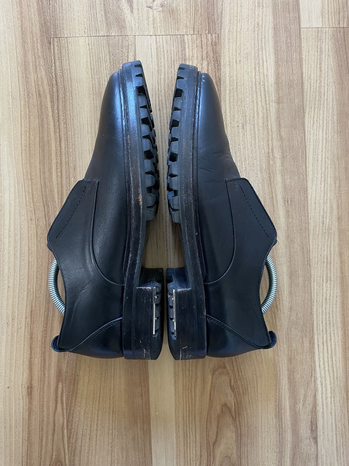 Lanvin Archive Lanvin Slip On Lug Sole Derby Shoes Leather Black Size US 9 / EU 42 - 3 Thumbnail