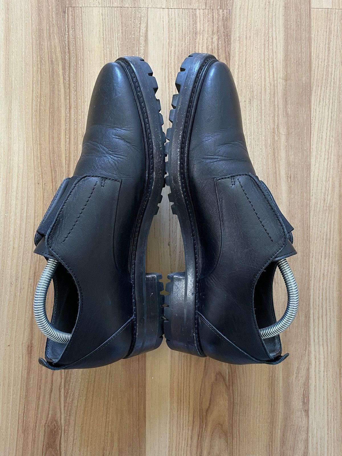 Lanvin Archive Lanvin Slip On Lug Sole Derby Shoes Leather Black Size US 9 / EU 42 - 4 Thumbnail