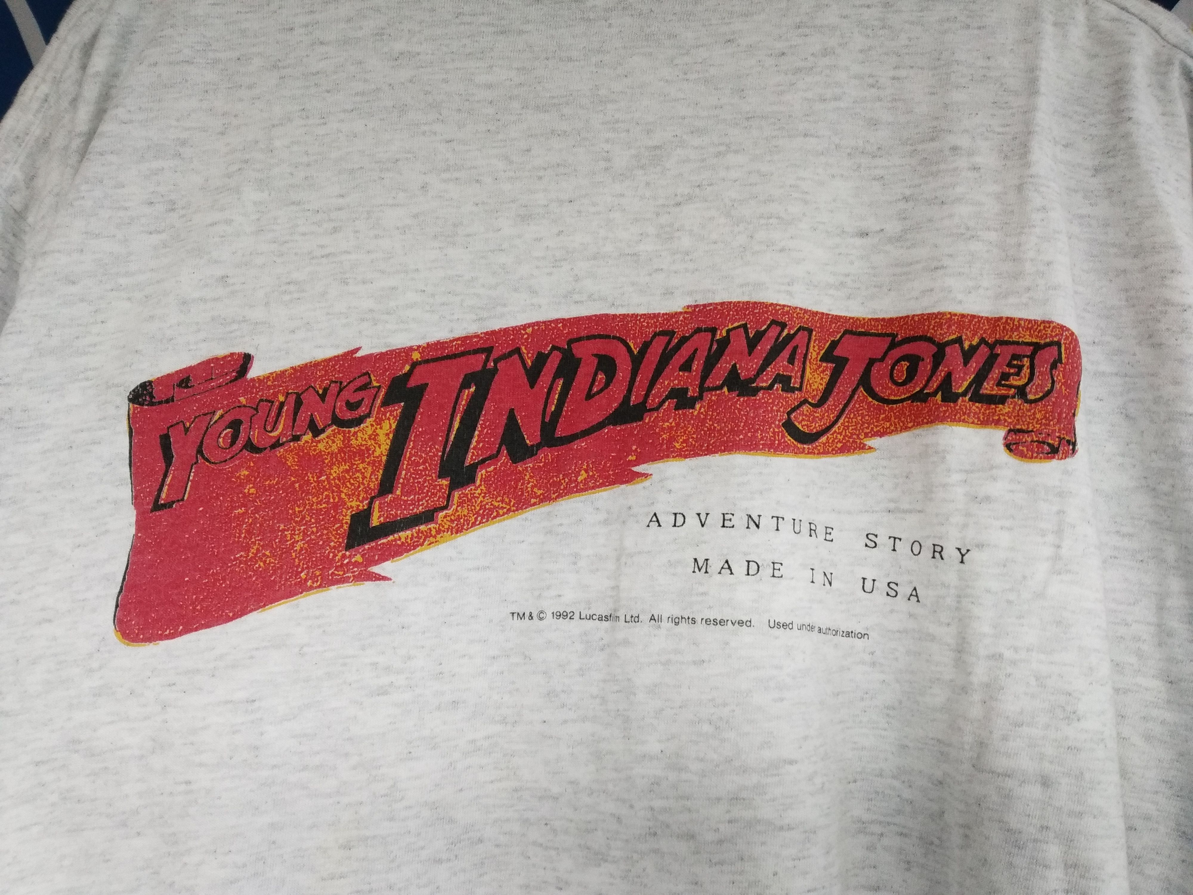 Vintage Vintage 90’s The Young Indiana Jones Chronicles t-shirt Size US XL / EU 56 / 4 - 4 Thumbnail