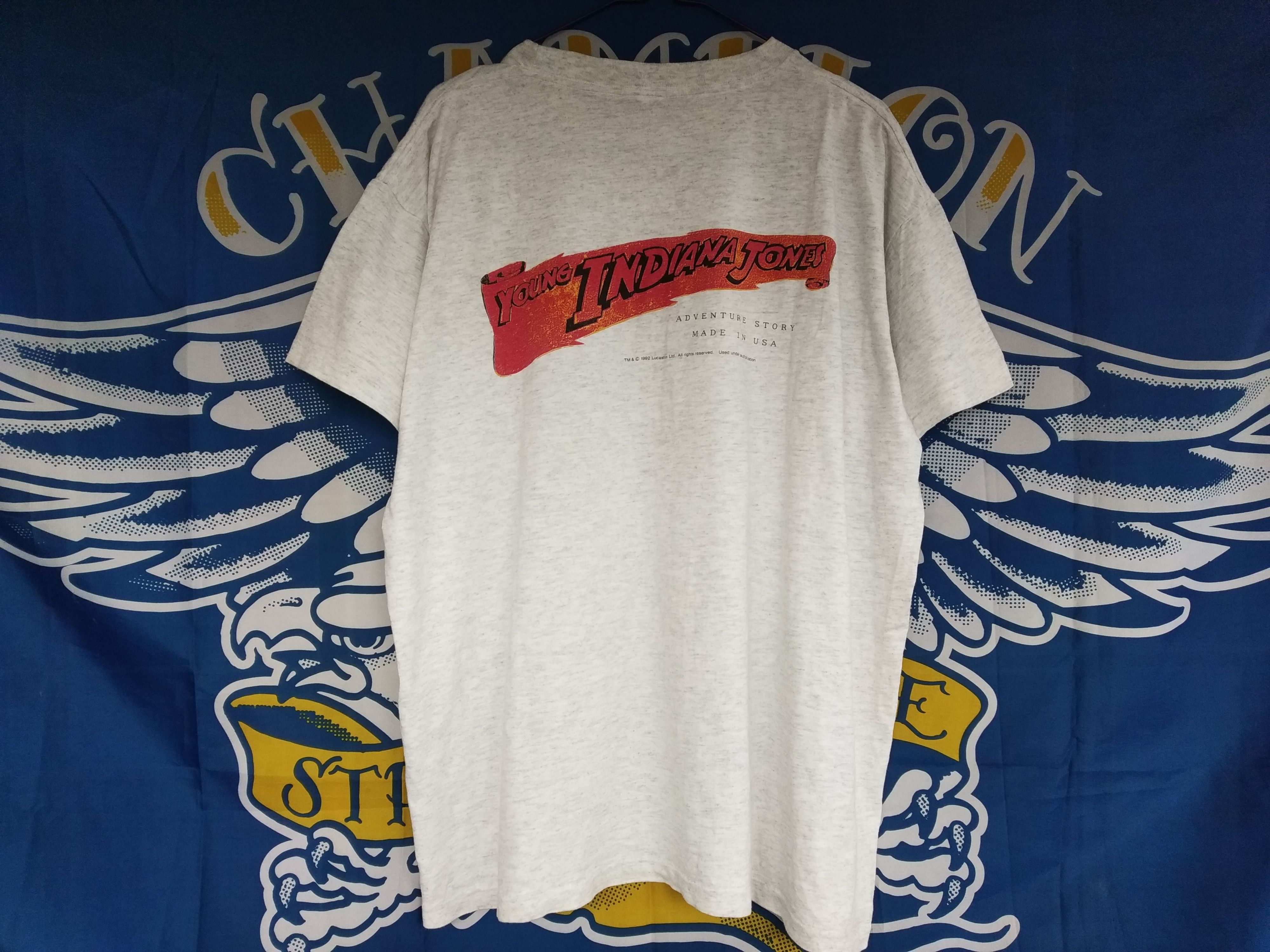 Vintage Vintage 90’s The Young Indiana Jones Chronicles t-shirt Size US XL / EU 56 / 4 - 3 Thumbnail