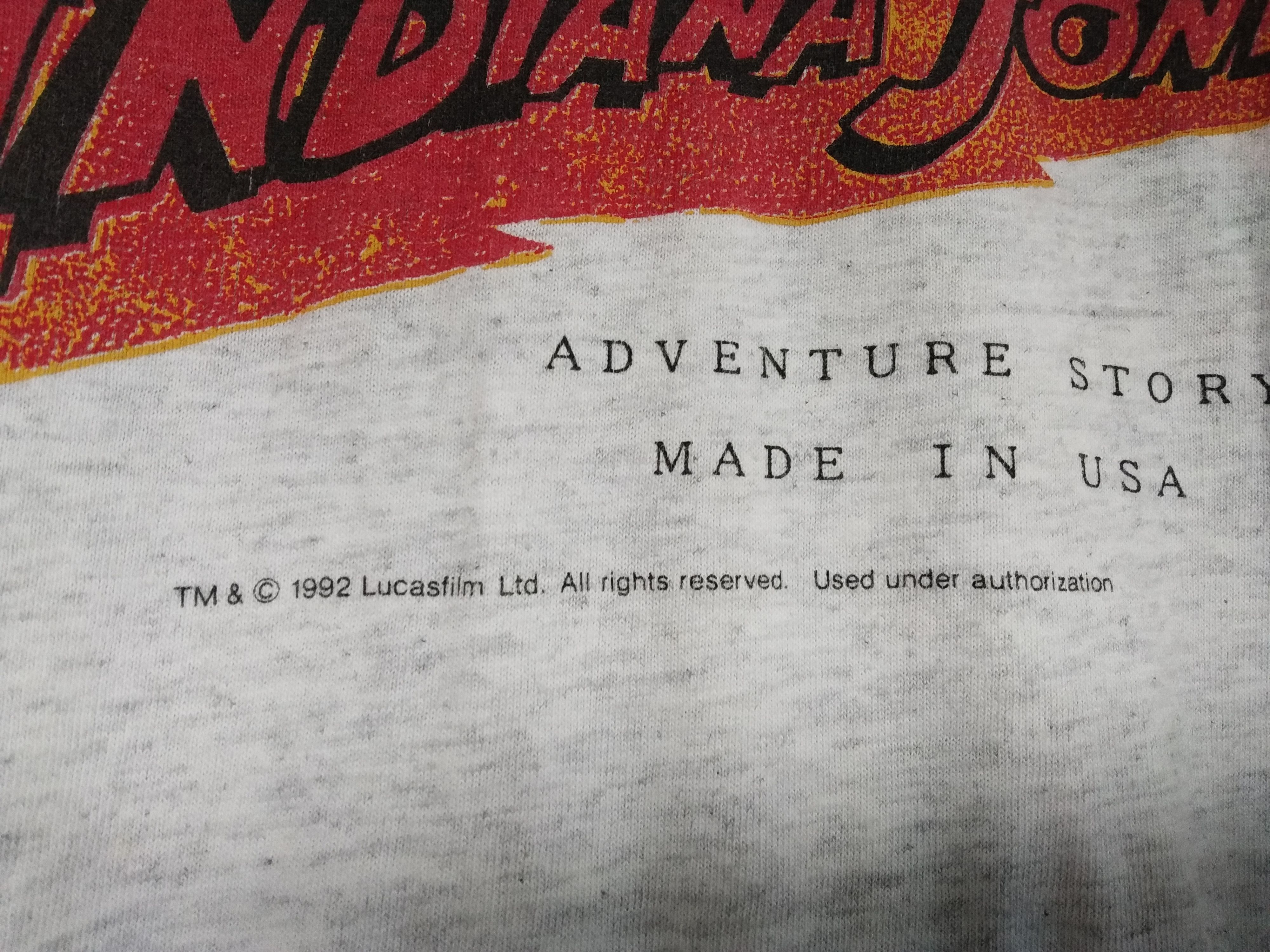 Vintage Vintage 90’s The Young Indiana Jones Chronicles t-shirt Size US XL / EU 56 / 4 - 5 Thumbnail