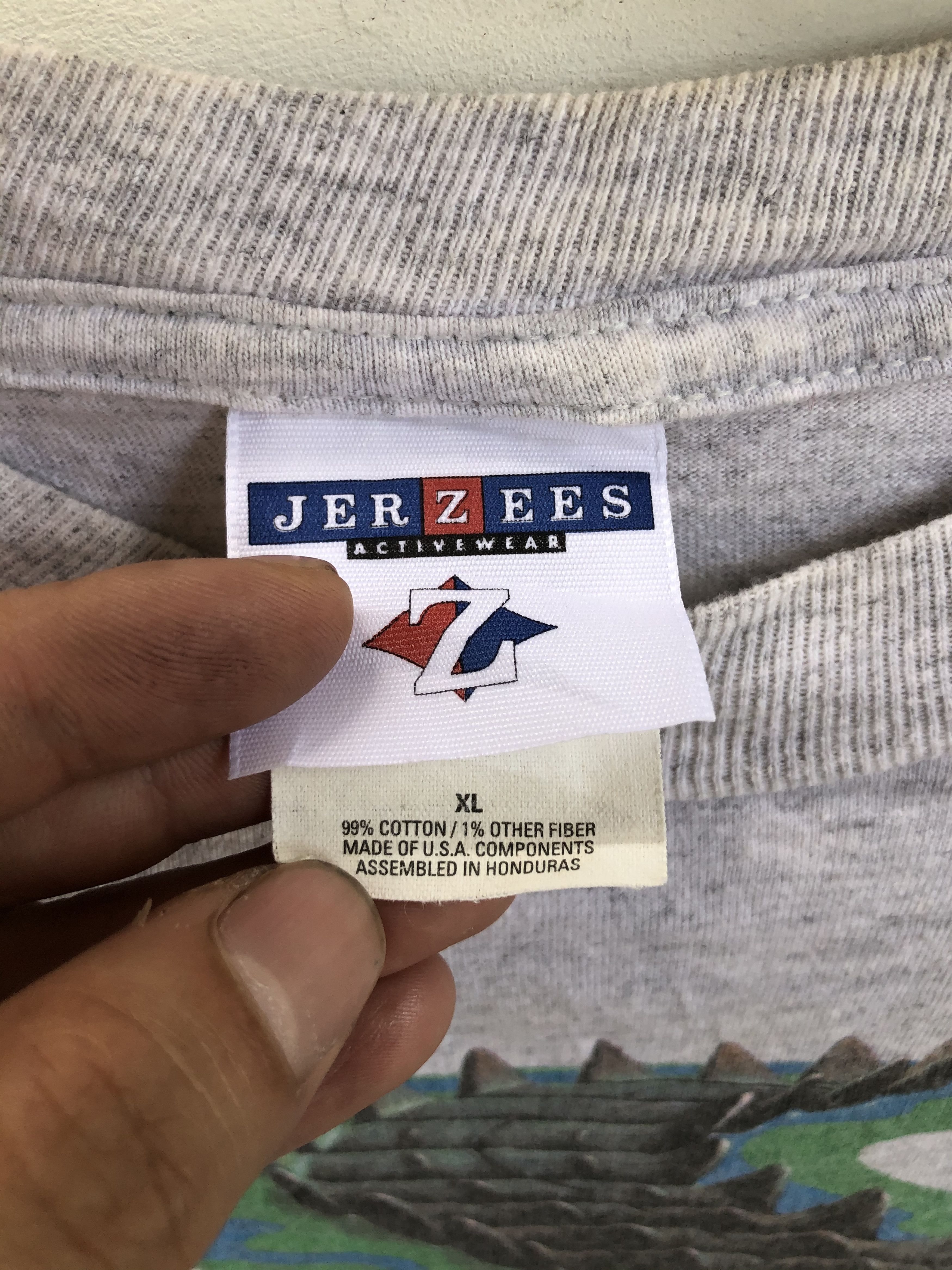 Jerzees × Vintage VINTAGE CROC TEE Size US XL / EU 56 / 4 - 4 Thumbnail